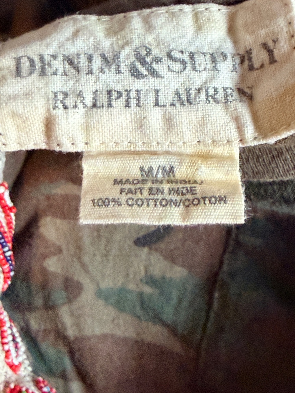 Denim & Supply Ralph Lauren Beaded Camo Tank - Picture 4 of 4